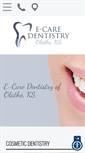 Mobile Screenshot of ecaredentistry.com